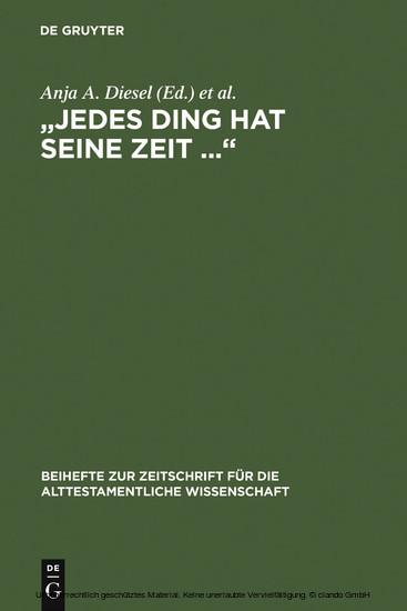 'Jedes Ding hat seine Zeit ...' main product photo