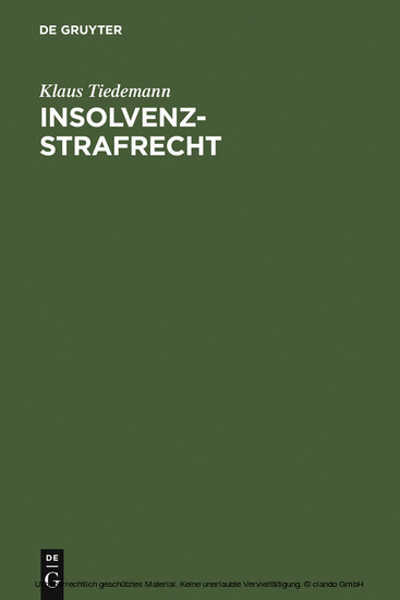 Insolvenz-Strafrecht main product photo