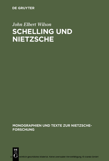Schelling und Nietzsche main product photo