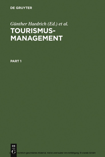 Tourismus-Management main product photo