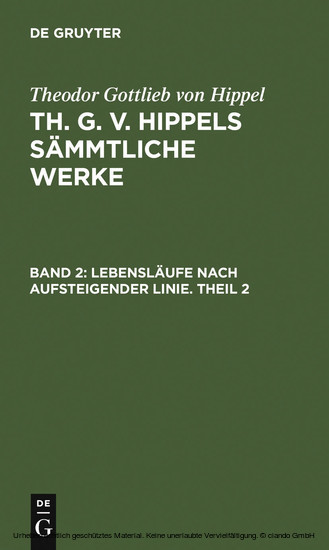 Lebensläufe nach aufsteigender Linie. Theil 2 main product photo