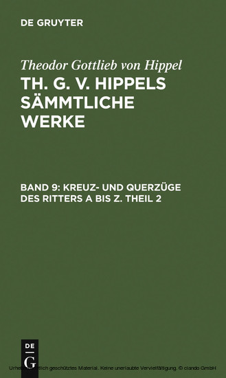 Kreuz- und Querzüge des Ritters A bis Z. Theil 2 main product photo
