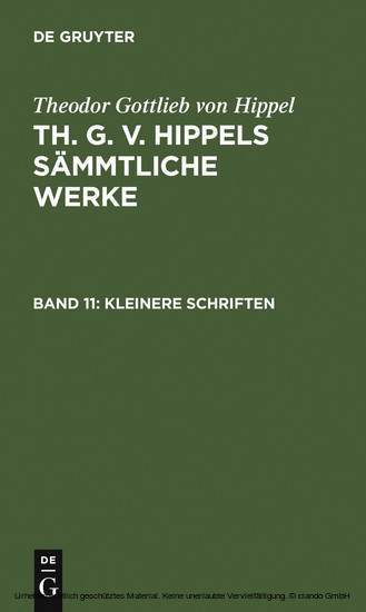 Kleinere Schriften main product photo