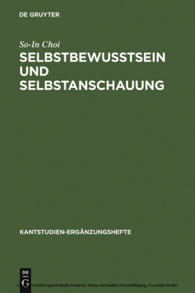 Selbstbewußtsein und Selbstanschauung