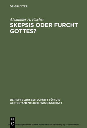 Skepsis oder Furcht Gottes?