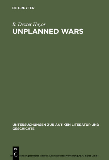 Unplanned Wars main product photo