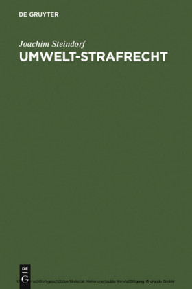 Umwelt-Strafrecht