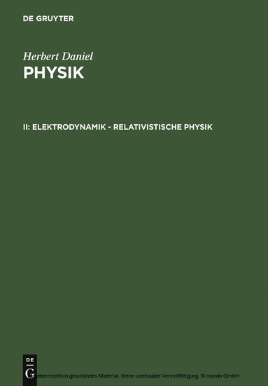 Elektrodynamik - relativistische Physik main product photo