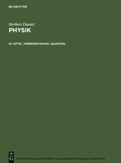 Optik, Thermodynamik, Quanten main product photo