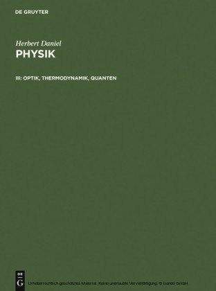 Optik, Thermodynamik, Quanten