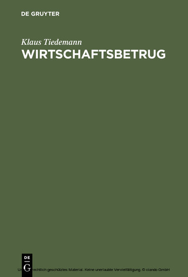 Wirtschaftsbetrug main product photo