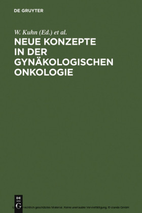 Neue Konzepte in der gynäkologischen Onkologie