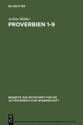 Proverbien 1-9