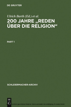 200 Jahre 'Reden über die Religion'