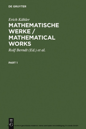 Mathematische Werke / Mathematical Works