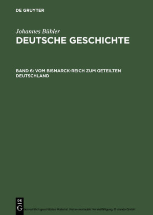 Vom Bismarck-Reich zum geteilten Deutschland