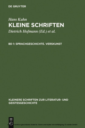 Sprachgeschichte. Verskunst