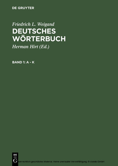 Deutsches Wörterbuch main product photo