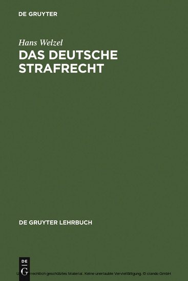 Das Deutsche Strafrecht main product photo