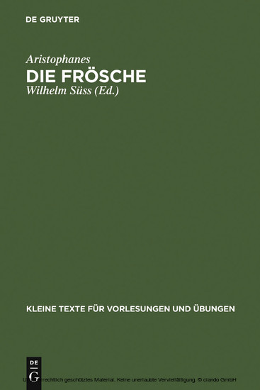 Die Frösche main product photo