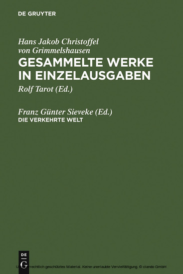 Die verkehrte Welt main product photo
