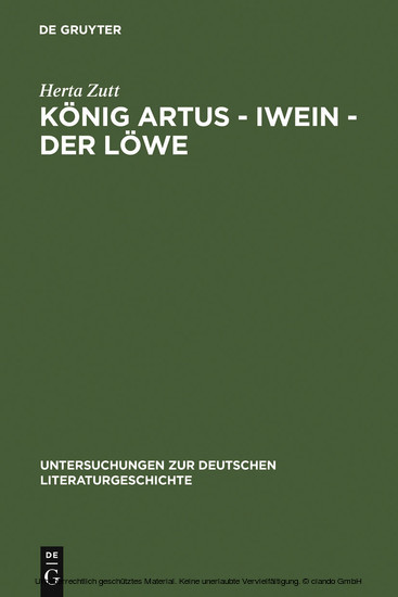 König Artus - Iwein - Der Löwe main product photo