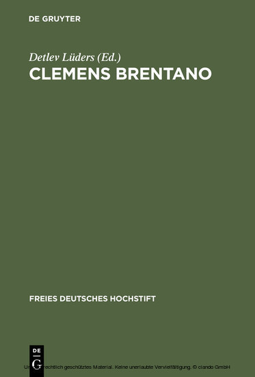Clemens Brentano main product photo