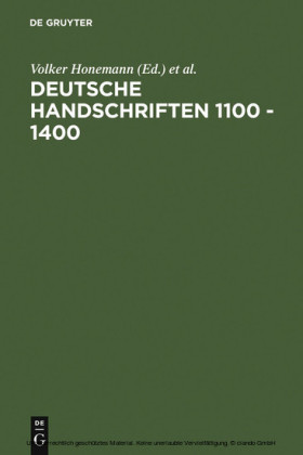 Deutsche Handschriften 1100 - 1400