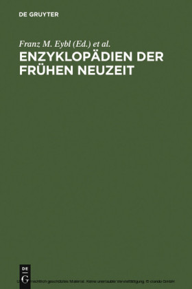 Enzyklopädien der Frühen Neuzeit