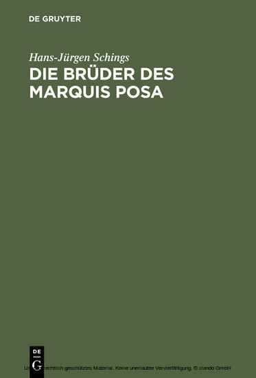 Die Brüder des Marquis Posa main product photo