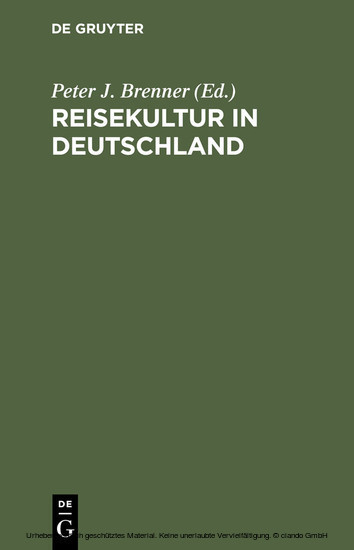 Reisekultur in Deutschland main product photo