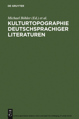 Kulturtopographie deutschsprachiger Literaturen