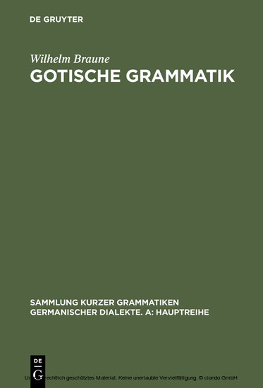 Gotische Grammatik main product photo