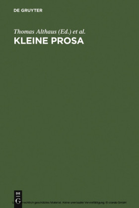 Kleine Prosa