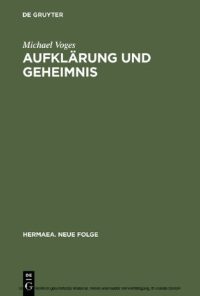 Aufklärung und Geheimnis