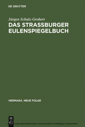 Das Straßburger Eulenspiegelbuch