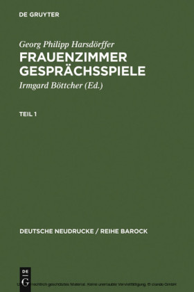Frauenzimmer Gesprächsspiele Teil 1