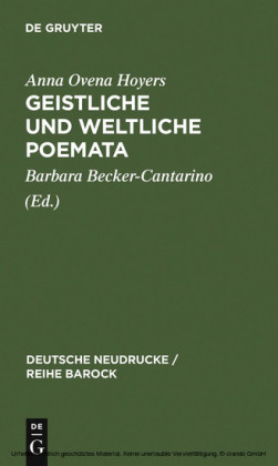 Geistliche und Weltliche Poemata