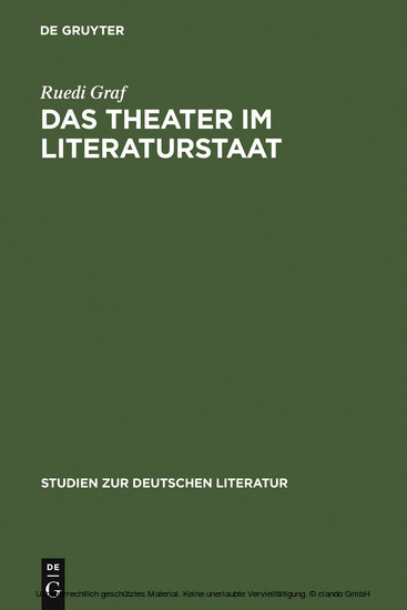 Das Theater im Literaturstaat main product photo