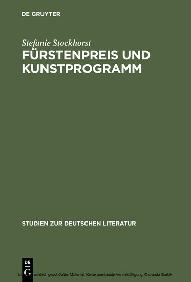 Fürstenpreis und Kunstprogramm main product photo