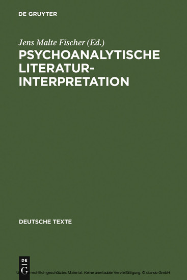 Psychoanalytische Literaturinterpretation main product photo