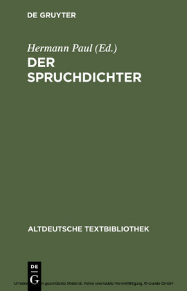 Walther von der Vogelweide: Gedichte