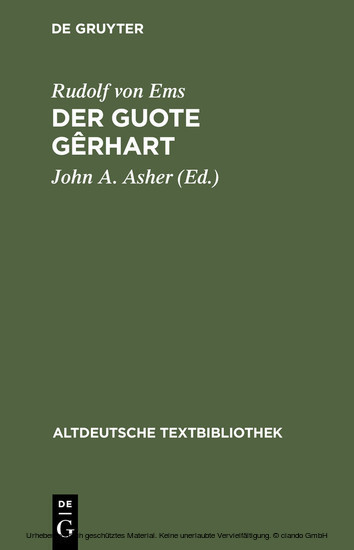 Der guote Gêrhart main product photo