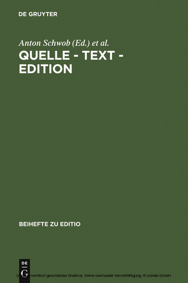 Quelle - Text - Edition main product photo
