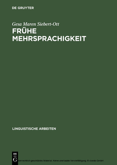Frühe Mehrsprachigkeit main product photo