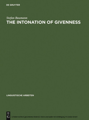 The Intonation of Givenness
