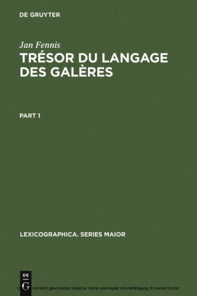Trésor du langage des galères