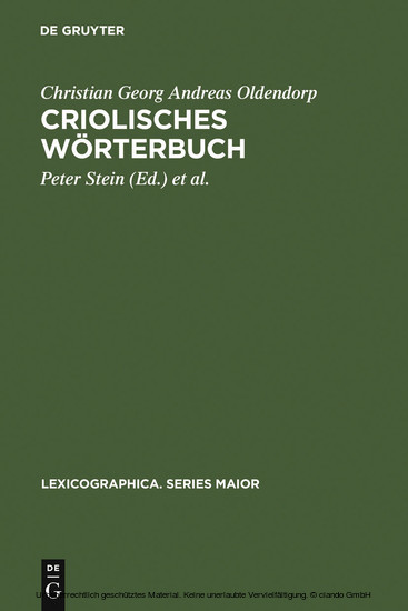 Criolisches Wörterbuch main product photo