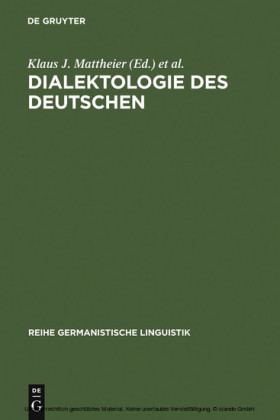 Dialektologie des Deutschen