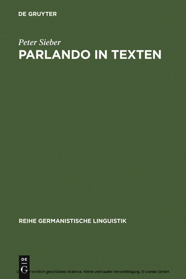 Parlando in Texten main product photo